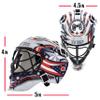 Franklin Sports 7784F31 NHL Mini Goalie Mask,Columbus Blue Jackets view 2