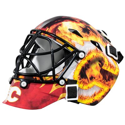 Franklin Sports NHL League Logo Calgary Flames Mini Goalie Mask