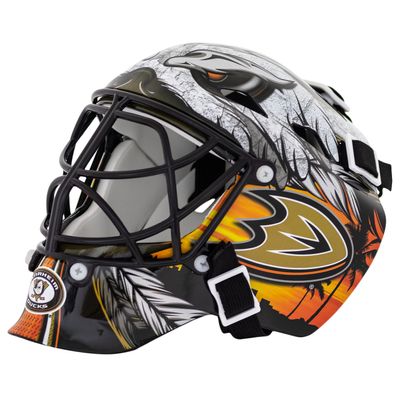 Franklin Sports 7784F15 NHL Mini Goalie Mask,Anaheim Ducks