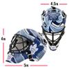 Franklin Sports 7784F14 NHL Mini Goalie Mask,Toronto Maple Leafs view 2