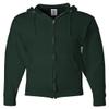 Jerzees Youth 8 oz. NuBlend Fleece Full-Zip Hood M FOREST GREEN view 1