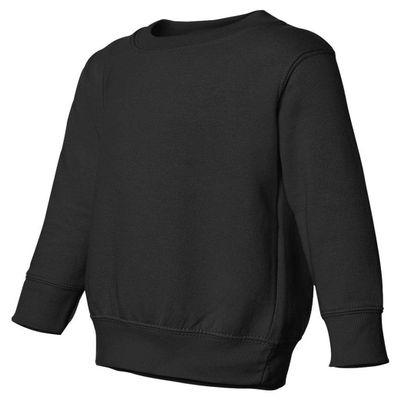 RABBIT SKINS Toddler Sweatshirt (M-3317) Available in 13 Colors 2T Black