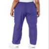 CHEROKEE Women's Workwear Elastic Waist Cargo Scrubs Pant, Grape, XXXX-Large view 2