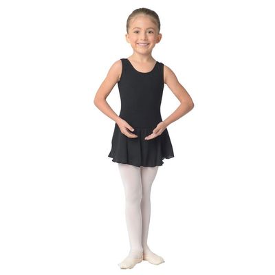 DanzNmotion by Danshuz Girl's Tank Dress 12-14 BLACK