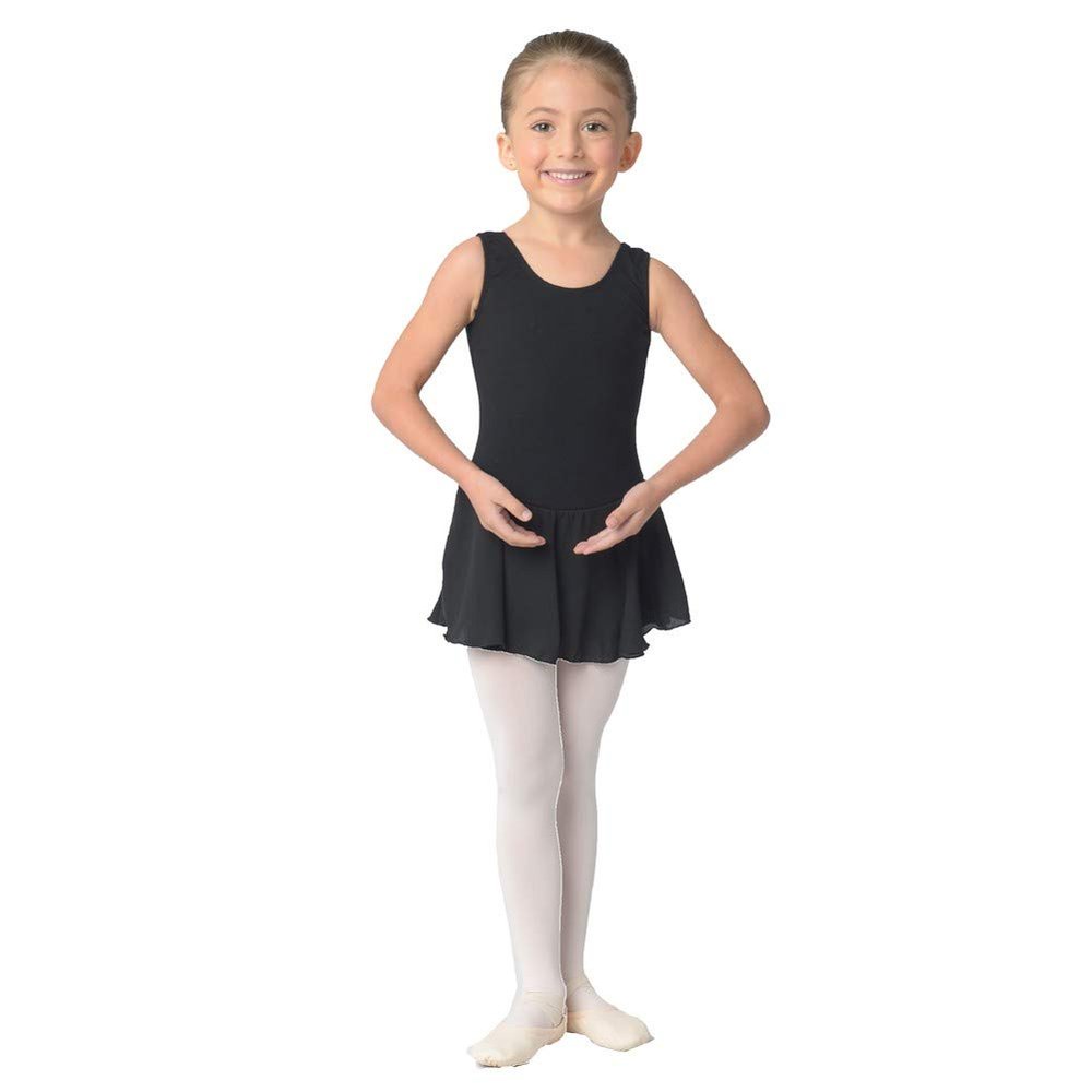 DanzNmotion by Danshuz Girl's Tank Dress 12-14 BLACK