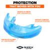 Shock Doctor Adult Braces Strapless Mouthguard, Adult , only top braces,Blue view 3