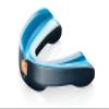 Shock Doctor Gel Nano Convertible Mouthguard (Pearl Carbon, Youth) view 1