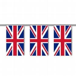 Flag and Banner International Signal Pennant - Nautical Pennants | Official Design | Decorative Maritime Outdoor Decor | Parties, Boats, Restaurants, Docks | Made in USA - United Kingdom String Pennants (Pennants: 9 in. x 12 in./String: 30 ft.)