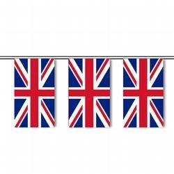 Flag and Banner International Signal Pennant - Nautical Pennants | Official Design | Decorative Maritime Outdoor Decor | Parties, Boats, Restaurants, Docks | Made in USA - United Kingdom String Pennants (Pennants: 9 in. x 12 in./String: 30 ft.)