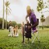 PICNIC TIME NCAA Northwestern Wildcats Sports Chair with Side Table - Beach Chair - Camp Chair for Adults view 2