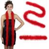 Zucker Marabou Boa Medium Weight Solid Color - Red view 1
