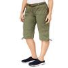 Karen S Belted Tie Hem Skimmers Olive Sprig 8 view 1