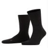FALKE Men's Airport Socks, Light, Merino Wool Cotton, Crew Length, Classic Formal Socks, Trendy Work Clothing, Blue (Dark Navy 6370), 6.5-7.5, 1 Pair view 1
