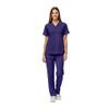 Women's Scrub Set - Medical Scrub Top and Pant, Purple, X-Small view 1