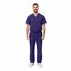 Women's Scrub Set - Medical Scrub Top and Pant, Purple, X-Small view 4