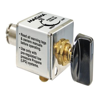 Magma A10-223 LPG Low Pressure Control Valve, Type 3 | Propane Grill Regulator | Medium Output BBQ Valve | Propane Gas Flow Control