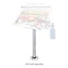 Magma Products, Double Locking Stowable Pedestal Mount, T10-185, Silver, One Size view 2
