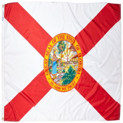 Annin Flagmakers Florida State Flag USA-Made to Official State Design Specifications, 4 x 6 Feet (Model 140970)