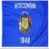 Annin Flagmakers Wisconsin State Flag USA-Made to Official State Design Specifications, 3 x 5 Feet (Model 145960) view 1
