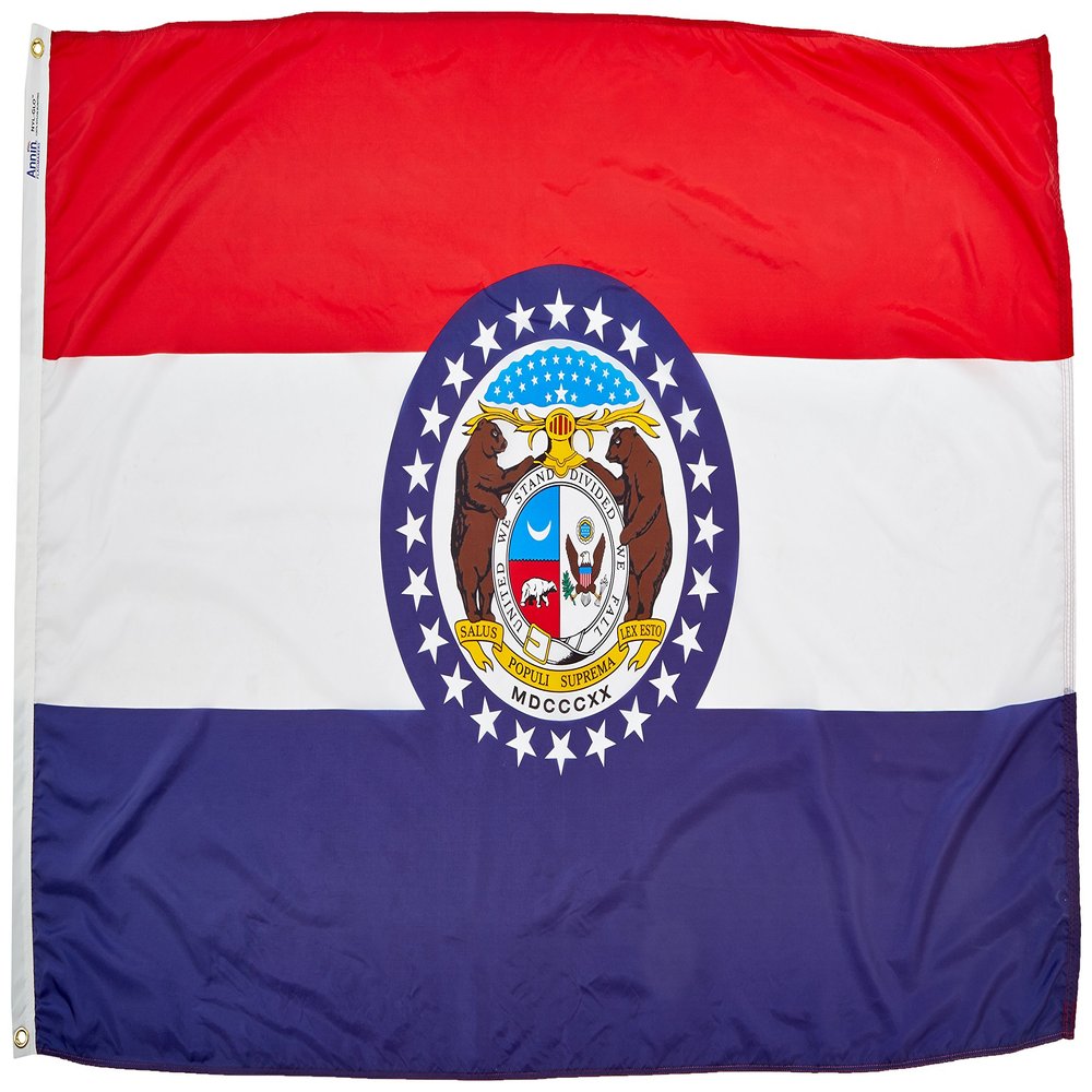 Annin Flagmakers Missouri State Flag USA-Made to Official State Design Specifications, 4 x 6 Feet (Model 142970)