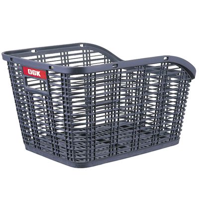 OGK Giken RB-005 Rear Basket (Fixed Back Basket) Gray for Bicycles