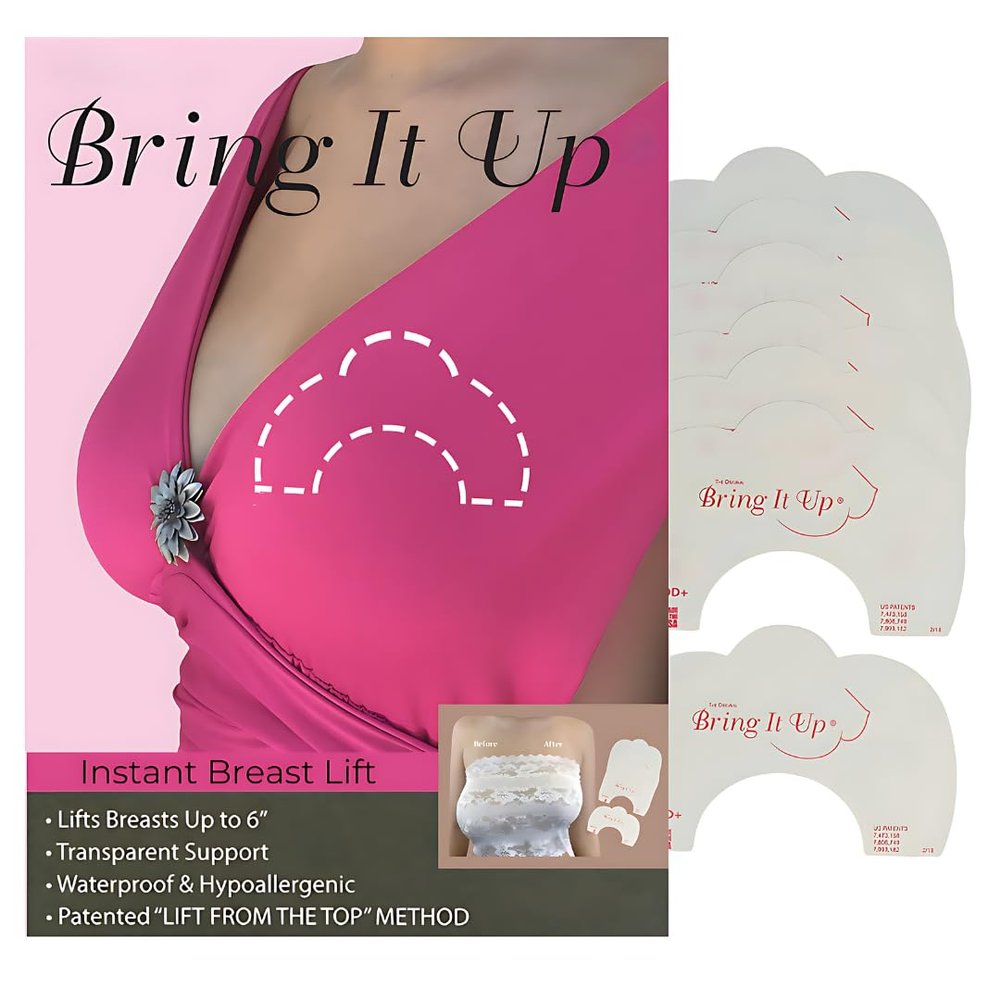 Bring It Up Instant Breast Lift - Plus Size - 3 Pairs
