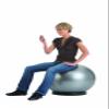 TOGU Sitzball Abs Ball - Silver, 75 cm view 2