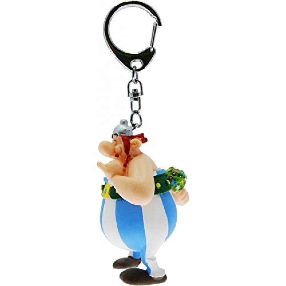 Plastoy SAS PLA60429 Asterix Obelix Mit Blumenstraub Key Chain