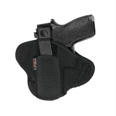 Uncle Mike's Off-Duty and Concealment Kodra Nylon Super Belt Slide Holster (Size 15, Black)