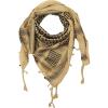 Mil-Tec Unisex Shemagh - Multifunctional Cotton Lightweight Breathable Tactical Outdoor Scarf/Face Camouflage/Headscarf, Khaki/Black, One Size view 2