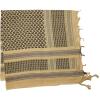 Mil-Tec Unisex Shemagh - Multifunctional Cotton Lightweight Breathable Tactical Outdoor Scarf/Face Camouflage/Headscarf, Khaki/Black, One Size view 3