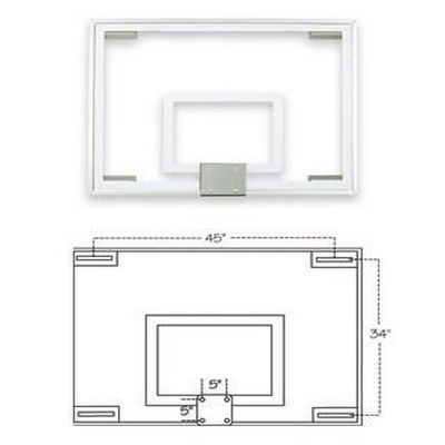 First Team Gymnasium Glass Basketball Backboard - FT231
