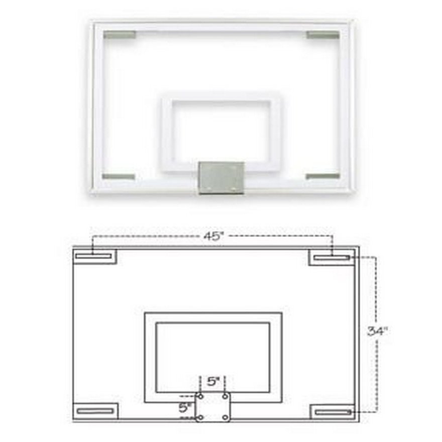 First Team Gymnasium Glass Basketball Backboard - FT231