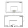 First Team Gymnasium Glass Basketball Backboard - FT231 view 1