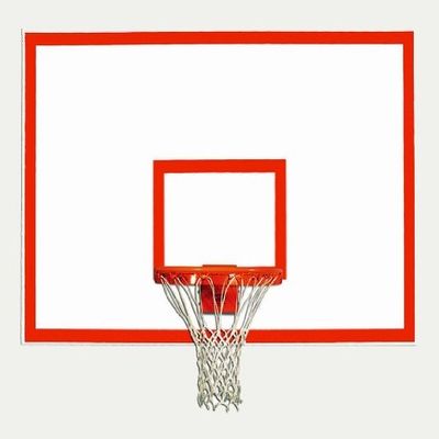 48" x 72" Rectangular Wood Basketball Backboard with Markings from Gared