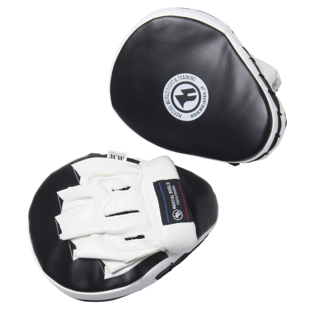 Marshall World PM100-WHBK Punching Mitt SP Black and White, Height 9.4 x Width 7.5 x Thickness 1.6 inches (24 x 19 x 4 cm)