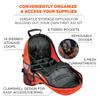 Ergodyne Arsenal 5243 Medic First Responder Trauma Backpack Jump Bag, Orange view 3