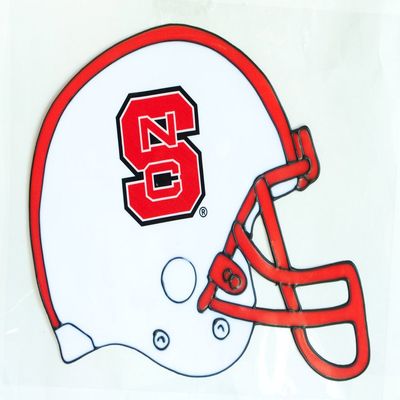 North Carolina State Wolfpack Helmet Window Cling