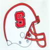 North Carolina State Wolfpack Helmet Window Cling view 1