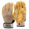 PETZL CORDEX Gloves - Lightweight, Breathable Leather Belay Gloves for Climbing and Rappelling - Tan - M view 1