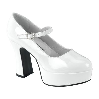 White Patent Shoes Shoe Size 4 Fancy Dress