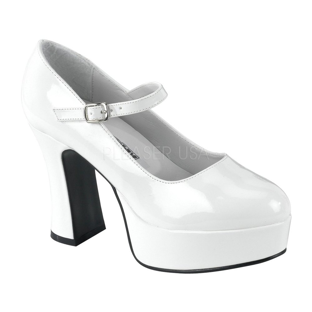 White Patent Shoes Shoe Size 4 Fancy Dress