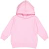 RABBIT SKINS Toddler Fleece Long Sleeve Hooded Pullover Sweatshirt (Pink, 4 Toddler) view 1
