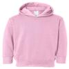 RABBIT SKINS Toddler Fleece Long Sleeve Hooded Pullover Sweatshirt (Pink, 4 Toddler) view 2