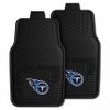 FANMATS 8776 Tennessee Titans 2-Piece Heavy Duty Vinyl Car Mat Set, Front Row Floor Mats, All Weather Protection, Universal Fit, Deep Resevoir Design view 1