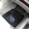 FANMATS 8776 Tennessee Titans 2-Piece Heavy Duty Vinyl Car Mat Set, Front Row Floor Mats, All Weather Protection, Universal Fit, Deep Resevoir Design view 2