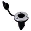 Perko 1045P0SDP 2-Pin Plug-in Type Base - Stainless/Black view 1