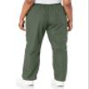 CHEROKEE Women's Workwear Elastic Waist Cargo Scrubs Pant, Olive, X-Large/Petite view 2