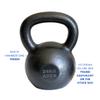 Ader Premier Kettlebell Set- (16, 24, 32kg) w/Free DVD view 4