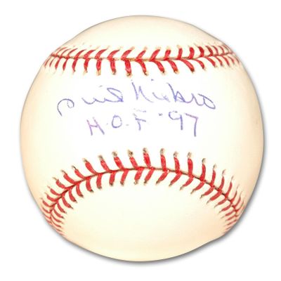 Autographed Phil Niekro Ball - Inscribed "HOF 97 - Autographed Baseballs